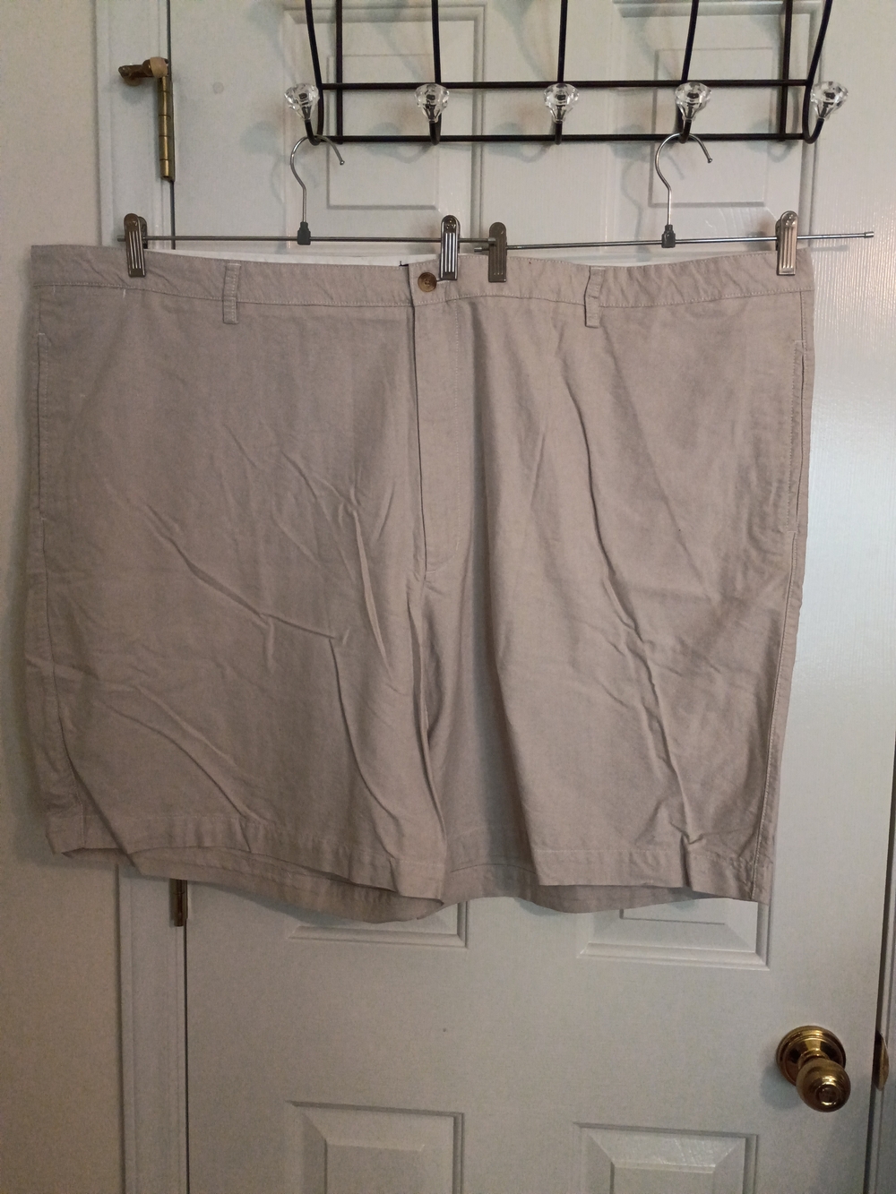 Big & Tall Chaps Men's Khaki Flat Front Shorts Size 56